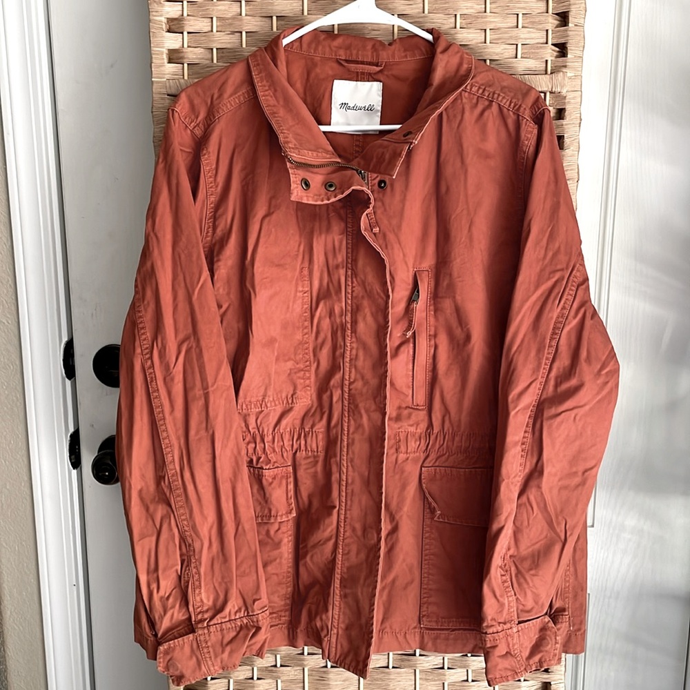 Passage Madewell Jacket Coat Orange L LAST PRICE DROP B4 DONATION